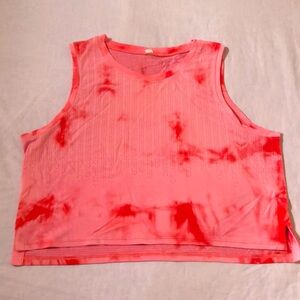 Lululemon Pink Tie-Dye Shirt